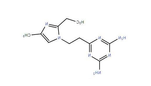 6-[2-(2-ethyl-4-methyl-1H-imidazol-1-yl)ethyl]-1,3,5-triazine-2,4-diamine